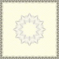 Square Vector Certificate Template