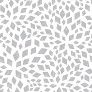 Vector silver textured mosaic tiles seamless pattern background N2