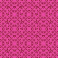 Seamless Pattern Vintage Pink N14