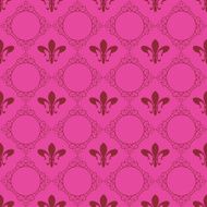Seamless Pattern Vintage Pink N17