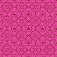 Seamless Pattern Vintage Pink N20