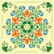 pattern with floral ornament N29