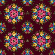 Floral abstract boho or hippie seamless pattern background Mirr N2