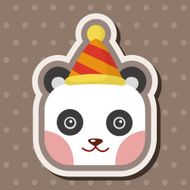 animal panda cartoon theme elements N21