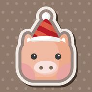animal pig cartoon theme elements N24