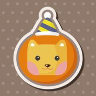 animal lion cartoon theme elements N20
