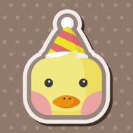 animal bird cartoon theme elements N10