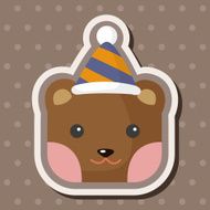 animal bear cartoon theme elements N26