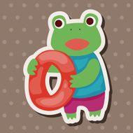 animal summer cartoon theme elements N48