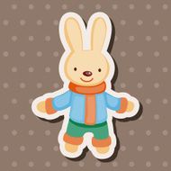 animal winter cartoon theme elements N25