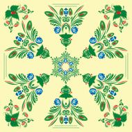 pattern with floral ornament N31