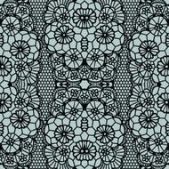 Lace seamless pattern with flowers N246