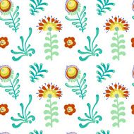 Elegance Seamless pattern with flowers N4