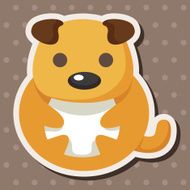 animal dog cartoon theme elements N48