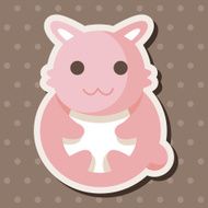 animal rabbit cartoon theme elements N53