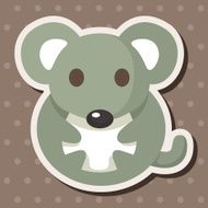 animal mouse cartoon theme elements N32