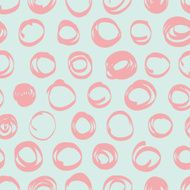 Abstract circle seamless pattern