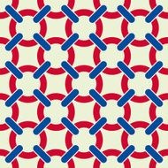 Retro mosaic seamless pattern vector background N2