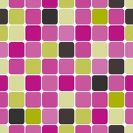 Retro mosaic seamless pattern vector background N3