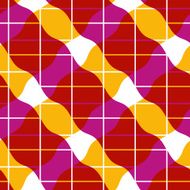 Retro mosaic seamless pattern vector background N4