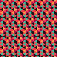 Seamless geometric triangles background Mosaic N4
