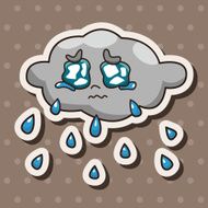 weather rainy day theme elements N25