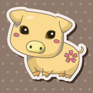 animal cartoon theme elements N142