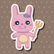 animal cartoon theme elements N166