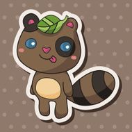 animal cartoon theme elements N167