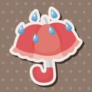 weather rainy day theme elements N28