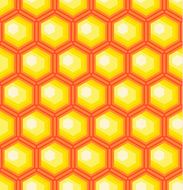 Honeycomb patterns seamless pattern design