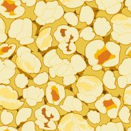 popcorn vector seamless pattern