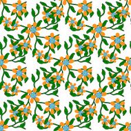 Seamless color pattern with flowers N2