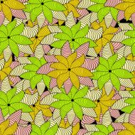 Seamless color pattern with flowers N6