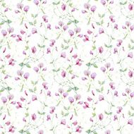 Watercolor flowers pattern N7