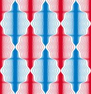 Abstract vintage style seamless pattern vector geometric lines N2