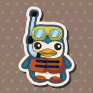 animal summer cartoon theme elements N59