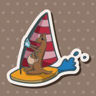 animal summer cartoon theme elements N65