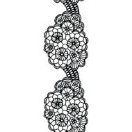 Lacy vintage trim N40