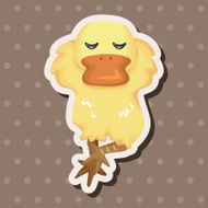 animal duck cartoon theme elements N10
