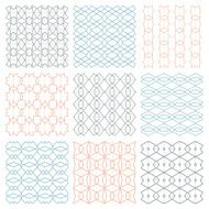 Fine seamless patterns
