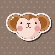 animal cartoon theme elements N171