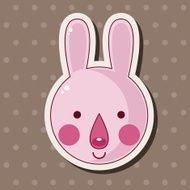 animal cartoon theme elements N179