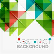Abstract geometric background Modern overlapping triangles N658