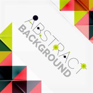 Abstract geometric background Modern overlapping triangles N660