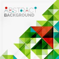 Abstract geometric background Modern overlapping triangles N661