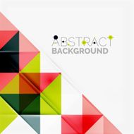 Abstract geometric background Modern overlapping triangles N662
