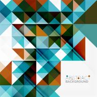 Abstract geometric background Modern overlapping triangles N663