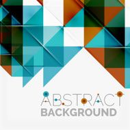 Abstract geometric background Modern overlapping triangles N664