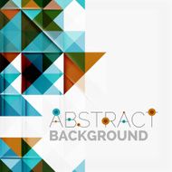 Abstract geometric background Modern overlapping triangles N665
